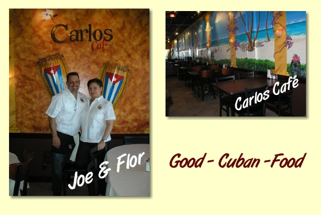 Click for Carlos cafe' Review!