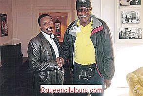 Jay Whipple with Anthony Hamilton at the Duke Mansion in Myers Park, Charlotte, NC
