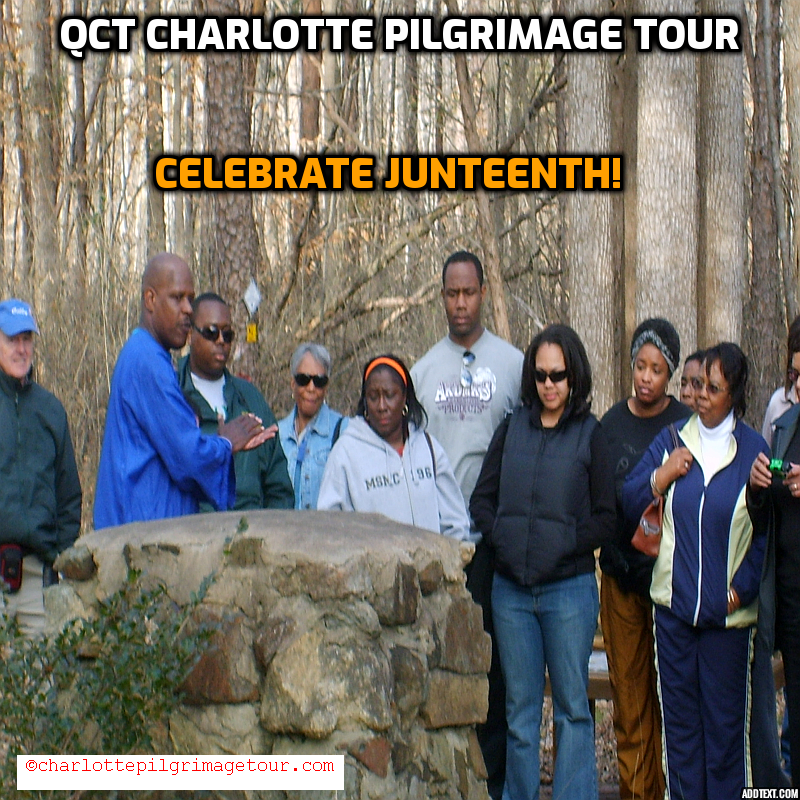 Annual Juneteenth Celebration QCT Charlotte Pilgrimage Tour Pic