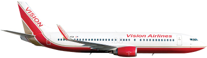 Click Enlarge Vision Airlines Pic!